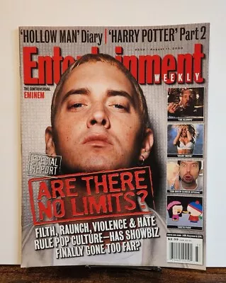 AUGUST 11 2000 EMINEM Marshall Mathers Rap CD Entertainment Weekly #554 MINT • $8.99