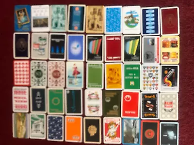 50 X OLD & NEW  Waddingtons ALL DIFF ADVERTS ON REVERSE  JOKER Play Cards #95 • £2.99
