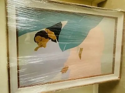 Pegge Hopper Diptych Signed & Numbered Serigraph With The Most Beautiful Frame • $3999