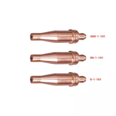 3pcs 000-1-101 00-1-101 & 0-1-101 Acetylene Oxygen Cutting Tip For Victor Torch • $21.99