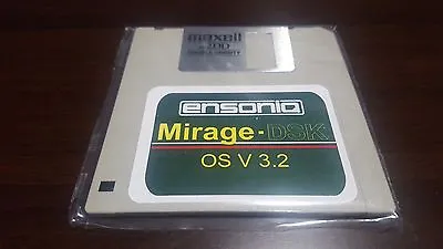 Ensoniq Mirage OS Boot Disk 3.2 - FAST Shipping • $12