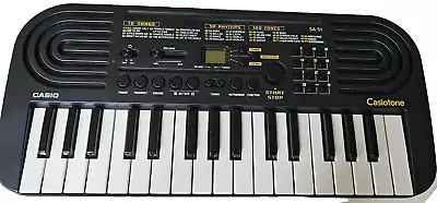 Casio Keyboard SA-51 32 Key Electronic Mini Keyboard. Slightly Used. • $49.99