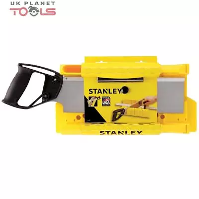 Stanley 1-20-600 Clamping Mitre Box & Fine Cut Tenon Saw STA120600 • £20.88