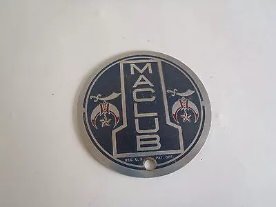 Vintage Lighted  MASONIC  Car Badge/Emblem Or License Plate Topper   • $20