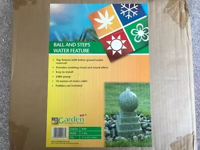 £29.99 • Buy Garden XP Ball And Steps Water Feature Model BSWF - New