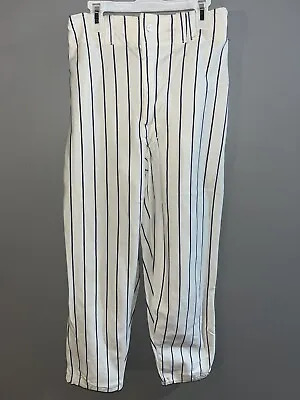 Vintage Speedline Athletic Wear White Purple Pinstripe Baseball Pants • $15