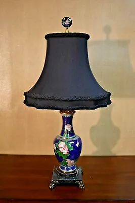  28  Chinese Vintage Cloisonne Vase Lamp Asian-oriental-porcelain-japanese • $74.70