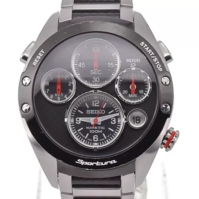 SEIKO Kinetic Sportura SLQ021J1 Honda Racing F1 Auto Quartz Men's Watch D#125984 • $1539.30