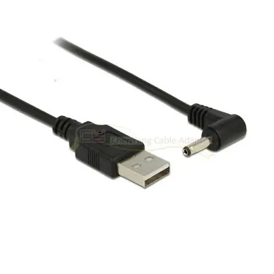 £7.99 • Buy USB-DC 5v 1A 3.5mm/1.35 Angled-plug Charger Power Cable 150cm RA