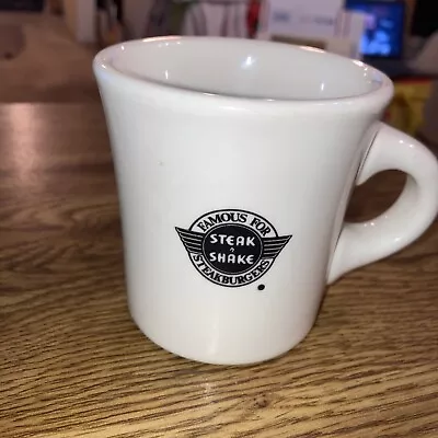 Steak & Shake Restaurant WareHeavy Diner Vintage Style Coffee Cup Mug • $13.34