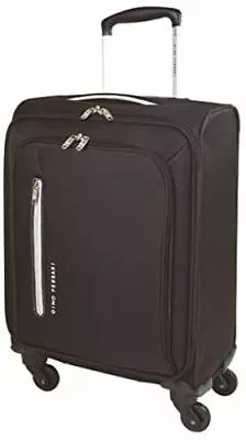 Gino Ferrari Black Case Laptop Bag Soft Sided Telescopic Trolley 56 X 39 X 25cm • £25