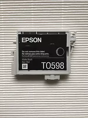 BRAND NEW Genuine Epson T059820 Matte Black Ink Cartridge For Stylus Photo R2400 • $5.39