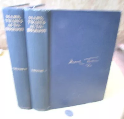 2VolsMARK TWAIN'S AUTOBIOGRAPHY1924Intro By Albert Bigelow Paine1st Ed • $195