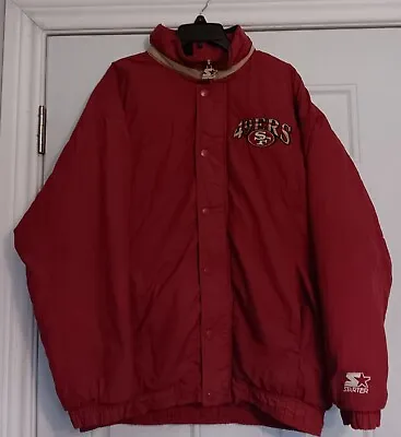 Vintage San Francisco 49ers Starter Jacket Medium • $59.95