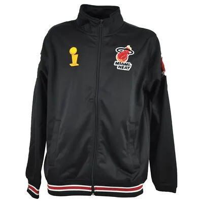 NBA Mitchell Ness Miami Heat Champ City Adults Men Track Sweater Jacket • $63.99