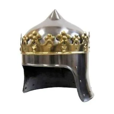 Medieval King Of Scotland Helmet Robert The Bruce Steel Armor Helmet Handmade • £68.17