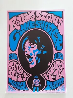 The Rolling Stones  Gimme Shelter  Gig/Concert - Poster • $14.99