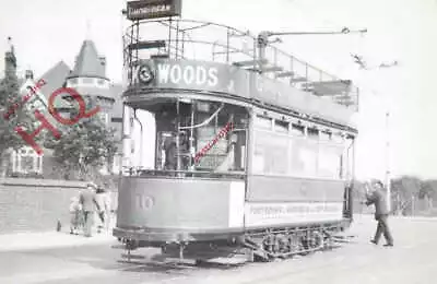 Postcard TRAM PORTSDOWN & HORNDEAN LIGHT RAILWAY 10 AT CANOE LAKE (REPRO) • £2.99