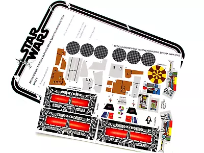 $10.30 • Buy CUSTOM STICKERS For Kenner STAR WARS VINTAGE MILLENNIUM FALCON Millenium