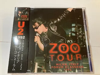 U2 Live ZOO TV LIVE MILAN ITALY 1992 COMPLETE 2 CDS RARE • $48