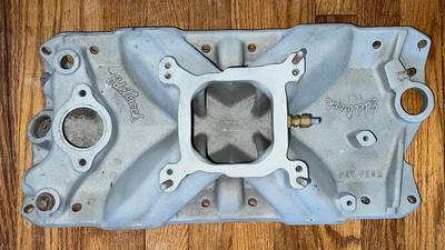 $199.99 • Buy Vintage Edelbrock TM 1 SBC Chevy Aluminum Intake 327 350 383 #2 MOTION PERFORMAN