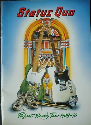 £2.60 • Buy Status Quo - Souvenir Brochure For Perfect Remedy Tour 1989- 90 At Brighton