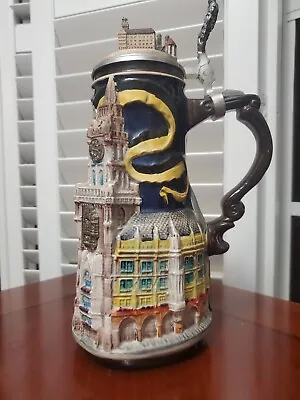 Munich City Hall Commemorative Beer Stein - RARE! MADE IN GERMANY • $305