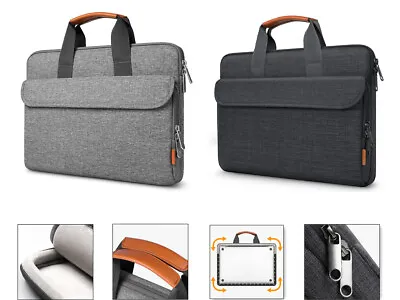 $19.99 • Buy 13.3  14  15.6  Laptop Sleeve Case Briefcase Bag W Luggage Strap 360° Protection