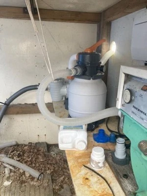 £120 • Buy Bestway Flowclear 1500gal Sand Filter Pump Swimming Pool
