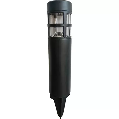 (12)-Moonrays Black 1.2 Lumens Plastic Solar Bollard Light. Model: 26530 • $119.98