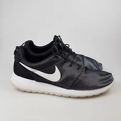 Men's NIKE 'Roshe One' Sz 11 US Runners Shoes Grey White | 3+ Extra 10% Off • $48.99