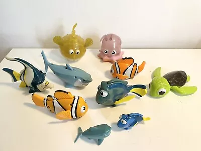 Set Of 8 Disney Pixar FINDING NEMO McDonalds 2002/3 Happy Meal Toys • £20