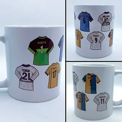 £9.99 • Buy Leeds Legends 90s/00s Shirts Handmade Ceramic Football Mug