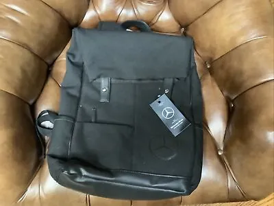 NEW Mercedes Benz Backpack Back Pack Black Laptop Office Camping Hiking Travel • $39.99