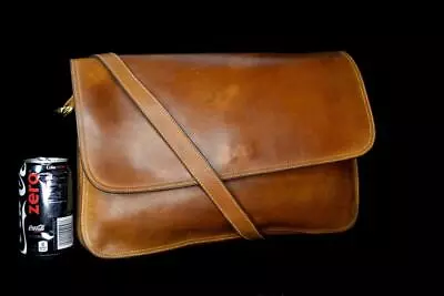 Vintage 1975 1st. Production Ghurka Marley Hodgson Leather British Tan Portfolio • $1200