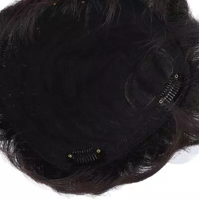Men's Short Hair Extensions Hairline Loss Toppers - Clip-in Male Hairpieces • $10.64