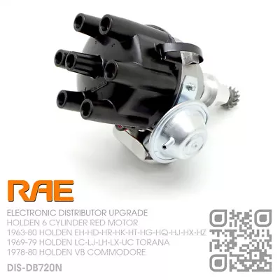 Rae Electronic Distributor 6 Cylinder 173 & 202 Red Motor [holden Vb Commodore] • $294.50