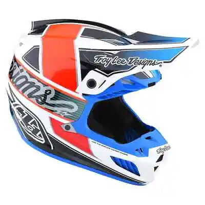 NEW Troy Lee Designs SE5 Composite W/MIPS Motocross Helmet Blue/White All SIzes • $250