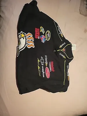  MARK MARTIN GO DADDY.COM NASCAR Jacket CHASE AUTHENTICS Men’s S Sewn Patches  • $120