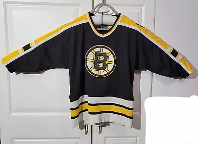 Vintage STARTER 90’s Boston Bruins Jersey L/XL - Authentic EASTERN CONF Official • $59.99