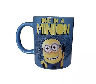 Universal Studios Despicable Me “One In A Minion” Coffee Tea Mug Cup Yellow Blue • $9.99