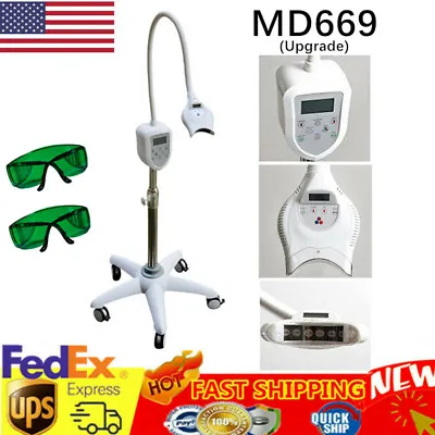 $249.99 • Buy MD669 Dental Mobile Teeth Whitening Machine Cold Light LED Bleaching Lamp