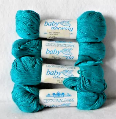 Yarn - Crystal Palace Vintage  Baby Georgia  Spun In Brazil Lot Of 4 Skeins New! • $26.95