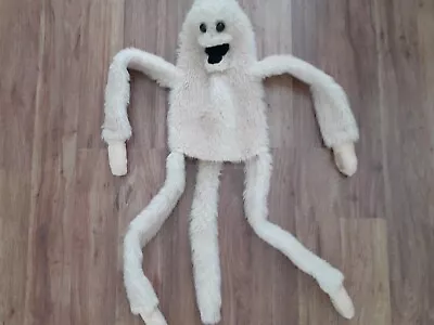 Vtg Furry Huggem’s? 1980 Hanging Monkey Plush Animal Puppet 30  Long Wrap Around • $20