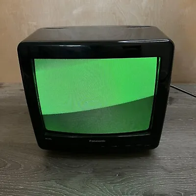 Vintage 1991 Panasonic 10” Color TV Television CRT Retro Gaming CTN-1061R • $75