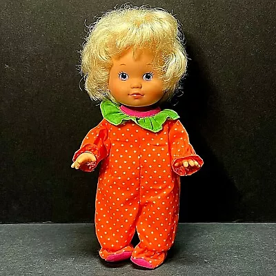 Vintage 1991 Mattel Doll 7  Blonde Purple Eyes With Pajamas Clean • $13.91