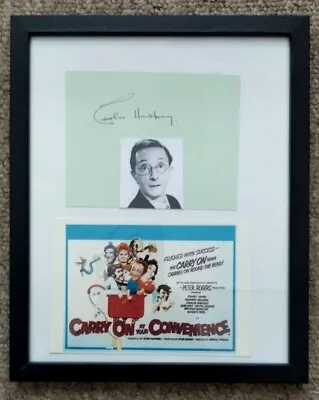 Charles Hawtrey Carry On Films GENUINE Autograph Signed In 'Ink' Not A Print • £113