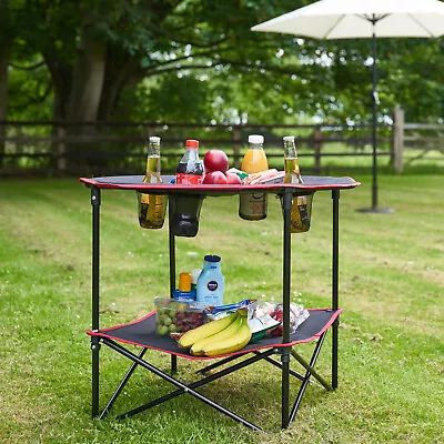 £19.95 • Buy Portable Folding Camping Table Outdoor Garden Picnics Camping Fishing BBQ Table