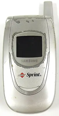 Samsung SPH-A620 - Silver ( Sprint ) Rare Cellular Flip Phone • $8.49