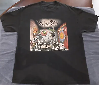 $80.02 • Buy Korn T-Shirt Untouchables XL Vintage 2002 Rare Limp Bizkit Staind Orgy Slipknot 